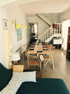 Zona de estar de Maison Palamos La Fosca