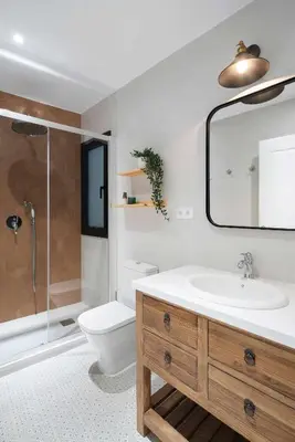 Un baño de Casa familiar junto al mar en Arenys de Mar
