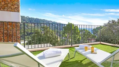 Paisaje cerca de esta villa