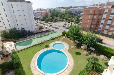 Piscina en o cerca de Precioso apto cerca de la playa