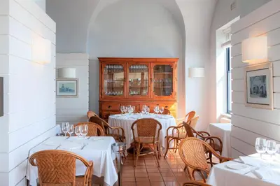 Zona de estar de El Far Hotel Restaurant