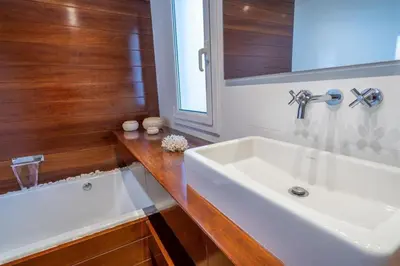 Un baño de Lesal Villas Rentals, Villa Mar Azul, Tossa de Mar