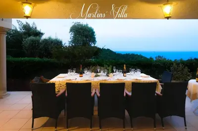 Paisaje cerca de esta villa