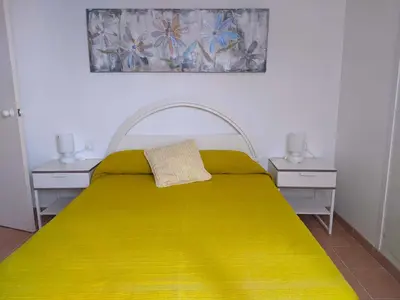 Cama o camas de una habitación en Apartamento Playa