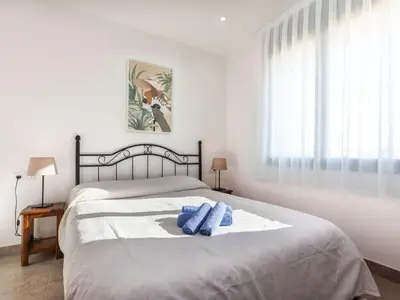 Cama o camas de una habitación en Holiday Home Can Borni by Interhome