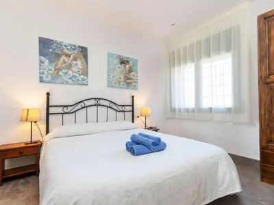 Cama o camas de una habitación en Holiday Home Can Borni by Interhome