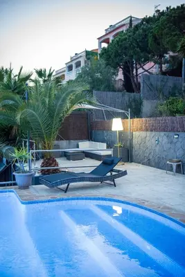 Piscina en o cerca de Villa Serenity Climate Pool & Panoramic Sea Views