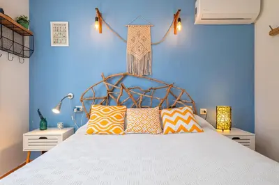 Cama o camas de una habitación en RB-9 RESIDENCIAL BEGUR 5 PaX