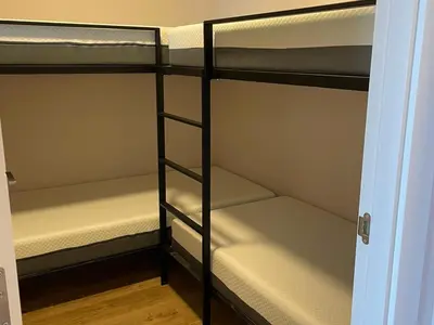 Cama o camas de una habitación en Apartamento Cómodo con Terraza y Parking cerca de la Playa para 4 Personas - ES-209-25