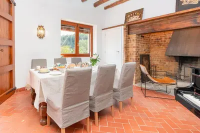 Zona de estar de Gallinero - Familienfreundliches Appartment in Katalanischer Masia
