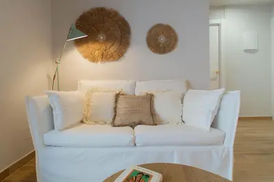 Zona de estar de Budget Beach Studio 23