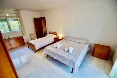 Cama o camas de una habitación en V&V LLORET- Villa Aurora