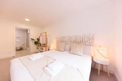 Cama o camas de una habitación en Bravissimo Turbau Entresol A, with 3 bedrooms