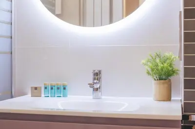 Un baño de Bravissimo Hortes, 3-bedroom centre apartment