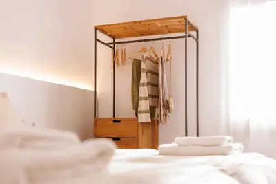 Cama o camas de una habitación en Bravissimo Maragall, very spacious and central