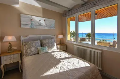 Cama o camas de una habitación en Apartamento Marina