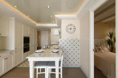 Una cocina o zona de cocina en Apartamento Marina