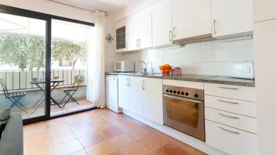 Una cocina o zona de cocina en CANADELL BLOC B baixos 1ª