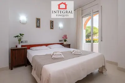 Cama o camas de una habitación en La Perla del Mar - Casa la Fosca