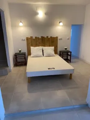 Cama o camas de una habitación en Villa con piscina privada Costa brava