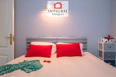 Cama o camas de una habitación en Sol i Aire Apartament Palamós