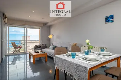 Zona de estar de Sol i Aire Apartament Palamós