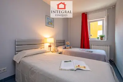 Cama o camas de una habitación en Sol i Aire Apartament Palamós
