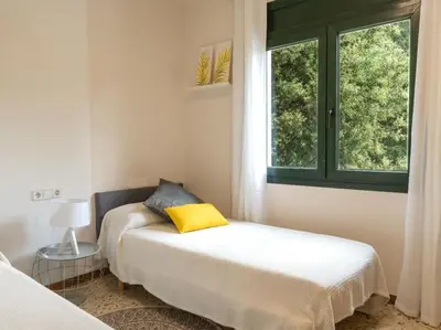 Cama o camas de una habitación en La Caseta de Quart, Girona