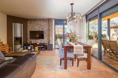 Zona de estar de Casa en Palafrugell con jardin, Costa Brava