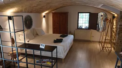 Cama o camas de una habitación en Can Massanet