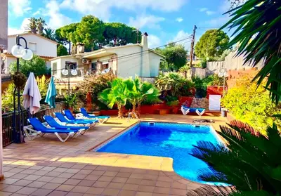 Piscina en o cerca de Casa de 2000 m2 Piscina Mar Barbacoa y Felicidad