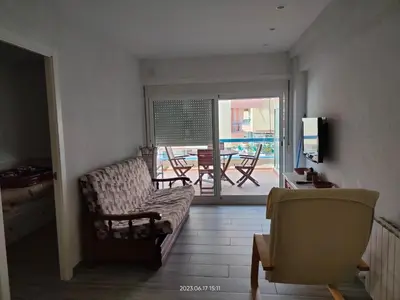 Zona de estar de Apartamento Shoping Center