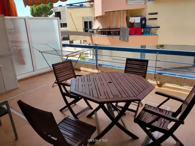 Una cocina o zona de cocina en Apartamento Shoping Center