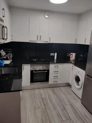 Una cocina o zona de cocina en Apartamento Shoping Center