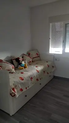 Cama o camas de una habitación en Apartamento Shoping Center