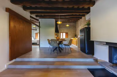 Zona de estar de Bravissimo Calderes El Bou, with river view
