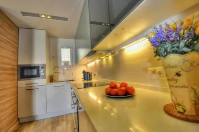 Una cocina o zona de cocina en Apartment Columbo
