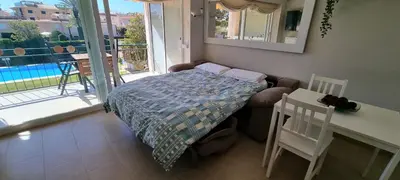 Cama o camas de una habitación en VIDABRAVA, Sagaro garden loft