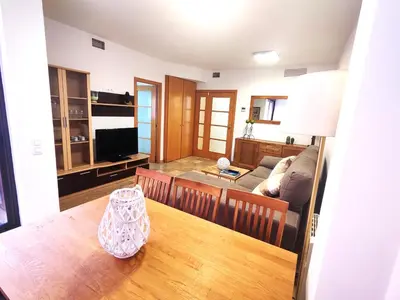 Una cocina o zona de cocina en Apartamento a 150m de la playa