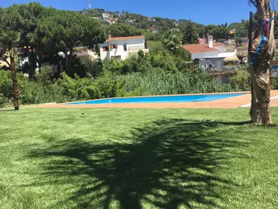 Piscina en o cerca de Casa con vistas al mar y piscina privada