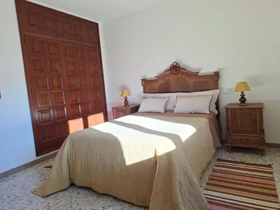 Cama o camas de una habitación en Torre els Rosers - villa familiar