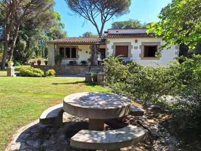 Jardín al aire libre en Torre els Rosers - villa familiar