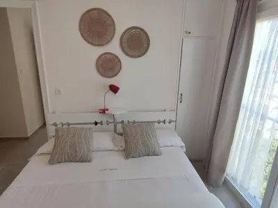 Cama o camas de una habitación en Apartamento Espectacular Frente al Mar en Playa de Aro, Costa Brava - ES-209-76