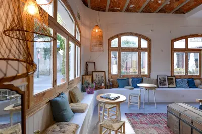Zona de estar de Hostal Boutique Sa Nansa