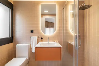 Un baño de Hotel Robson - Smart Hotel