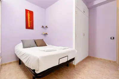 Cama o camas de una habitación en WELCS APARTAMENTO 126 PDA cerca del puerto