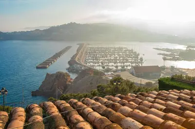 Paisaje cerca de esta villa
