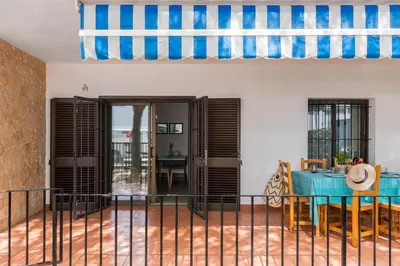 Un balcón o terraza de Apartamento Coquette a 50 metros de la playa