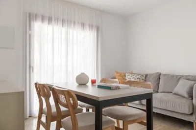 Zona de estar de Apartamento Coquette a 50 metros de la playa