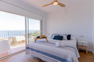 Cama o camas de una habitación en Apartamento Boheme Sagaró